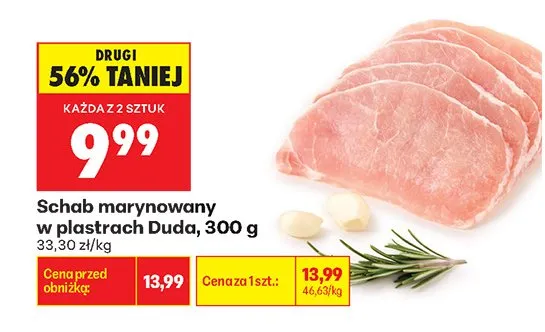 Schab marynowany w plastrach Duda promocja w Biedronka