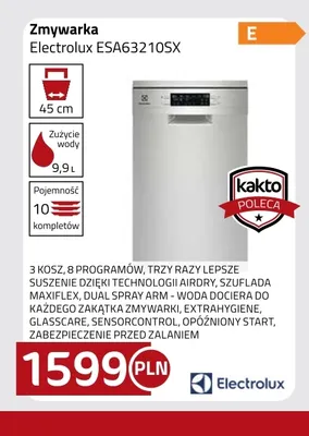 Zmywarka Electrolux ESA63210SX promocja w kakto.pl