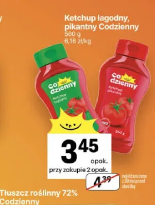 Ketchup łagodny Codzienny promocja w Delikatesy Centrum