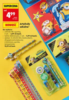 Zestaw szkolny 5 elementów St. Majewski promocja w Biedronka
