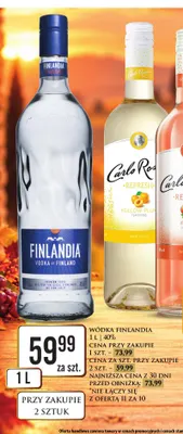 Wódka Finlandia promocja w Dino