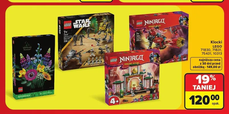 Klocki LEGO Ninjago 71830 promocja w Carrefour