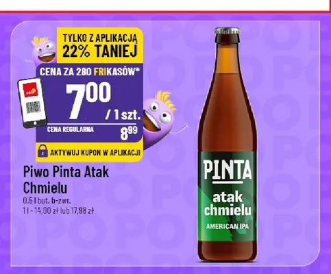 Piwo Pinta Atak Chmielu promocja w POLOmarket