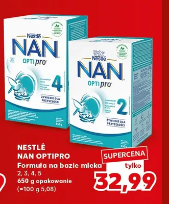 Formuła na bazie mleka Nestlé NAN OPTIPRO 3 promocja w Kaufland