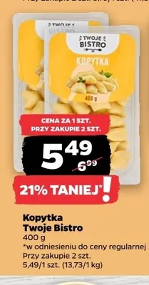 Kopytka Twoje Bistro promocja w Netto