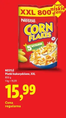 Płatki kukurydziane XXL Nestlé promocja w Lidl