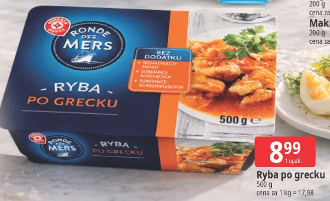 Ryba po grecku promocja w Leclerc