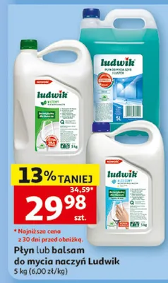 Płyn do mycia naczyń Ludwik promocja w Auchan