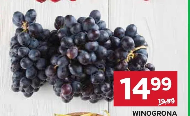 Winogrona ciemne promocja w Stokrotka