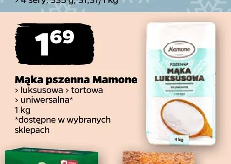 Mąka pszenna tortowa Mamone promocja w Netto