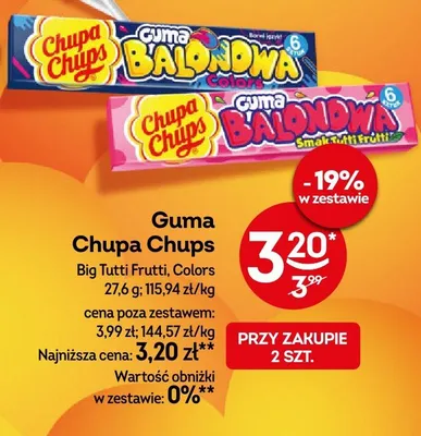 Guma Chupa Chups promocja w Żabka