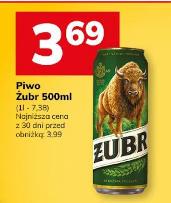 Piwo Żubr promocja w Hitpol