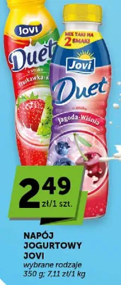 Napój jogurtowy wybrane rodzaje promocja w Groszek