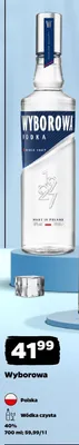 Wódka czysta Wyborowa promocja w Netto