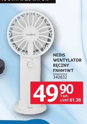 Wentylator ręczny NEDIS FNHH1WT promocja w Selgros