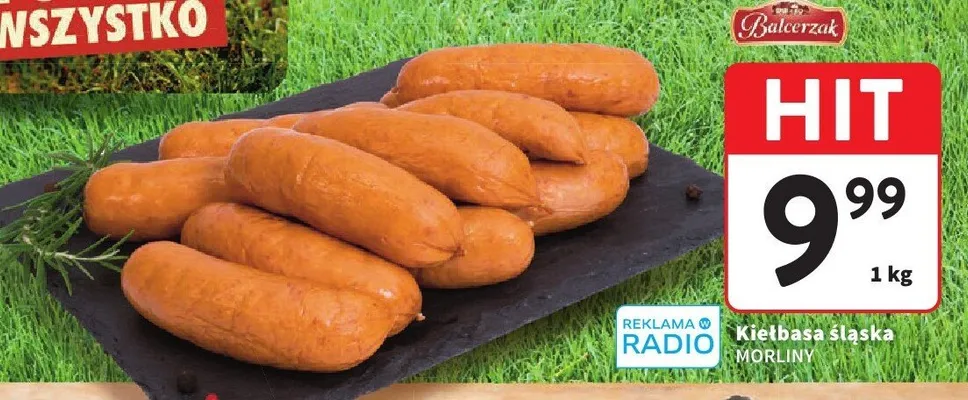 Kiełbasa śląska Morliny promocja w Intermarche