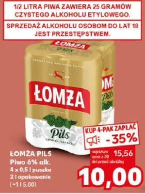 Piwo 6% alk. promocja w Kaufland