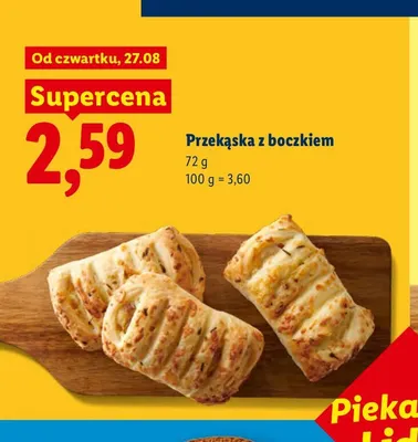 Przekąska z boczkiem promocja w Lidl