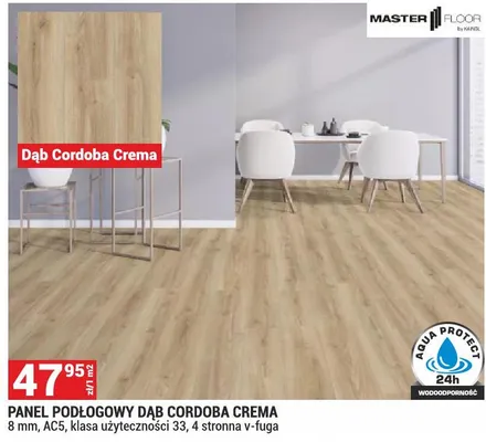 Panel podłogowy Dąb Cordoba Crema promocja w Merkury Market