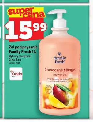 Żel pod prysznic Family Fresh Słoneczne Mango promocja w TOPAZ