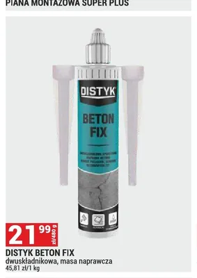 Beton Fix Distyk dwuskładnikowa masa naprawcza promocja w Merkury Market