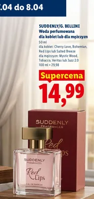 Woda perfumowana dla kobiet Red Lips promocja w Lidl