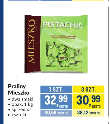 Praliny Mieszko promocja w Makro
