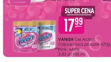 Odplamiacz proszek Vanish Oxi Action white promocja w Drogerie Jasmin