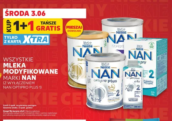 Mleko modyfikowane Nestlé NAN Expert Pro promocja w Kaufland