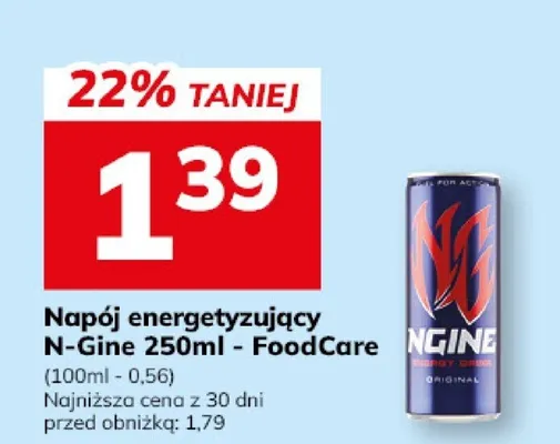 Napój energetyzujący N-Gine promocja w Hitpol