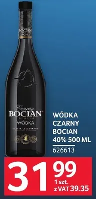 Wódka Czarny Bocian 40% 500 ML promocja w Selgros