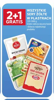 Ser Gouda w plastrach Mlekovita promocja w Stokrotka