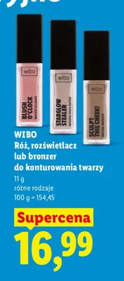 Bronzer do konturowania twarzy Wibo promocja w Lidl