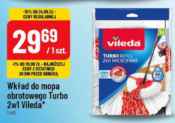 Wkład do mopa obrotowego Turbo 2w1 promocja w POLOmarket
