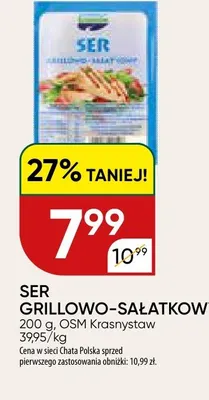 Ser grillowo-sałatkowy OSM Krasnystaw promocja w Chata Polska