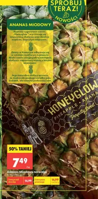 Ananas miodowy Honeyglow promocja w Biedronka