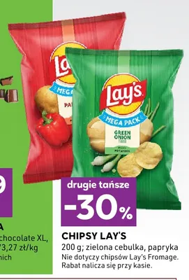 Chipsy Lay's Papryka promocja w Stokrotka