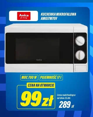 Kuchenka mikrofalowa Amica promocja w RTV EURO AGD