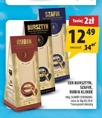 Ser Bursztyn klinek Skarby Serowara promocja w Arhelan
