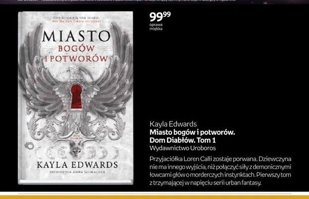 Książka Miasto bogów i potworów. Dom Diabłów. Tom 1 Kayla Edwards promocja w Empik