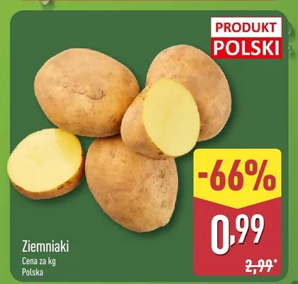 Ziemniaki polskie promocja w Aldi