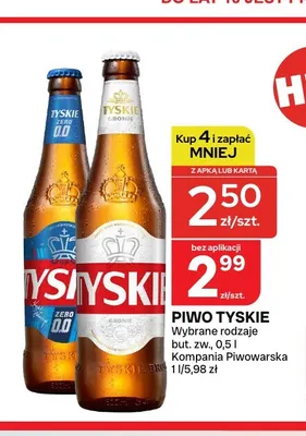 Piwo Tyskie promocja w Chorten