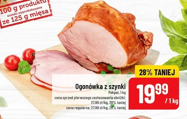 Ogonówka z szynki promocja w POLOmarket