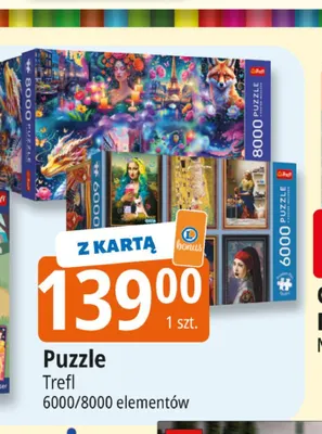 Puzzle 8000 elementów Trefl promocja w Leclerc