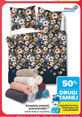 Prześcieradło promocja w Carrefour Market