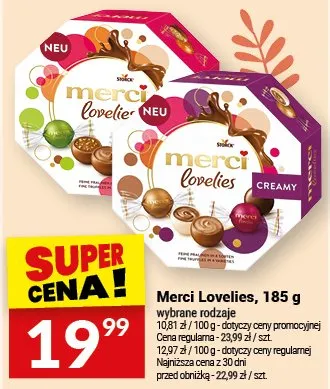 Praliny Merci Lovelies promocja w Twój Market