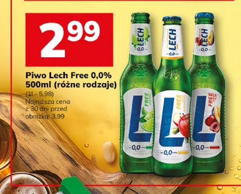 Piwo bezalkoholowe Lech Free Chmiel Cytrusowy promocja w Hitpol