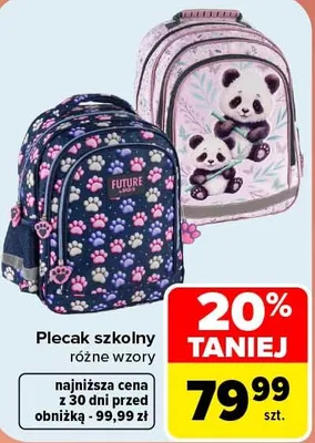 Plecak szkolny Future promocja w Carrefour