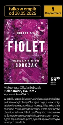 Książka Małgorzata Oliwia Sobczak Fiolet. Kolory zła. Tom 7 Wydawnictwo W.A.B. oprawa miękka promocja w Empik