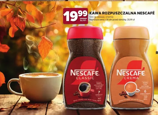 Kawa rozpuszczalna Nescafé Crema promocja w Stokrotka